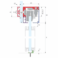 E01_FORMA + CHEO/CHEO EVO FISSAGGIO A VETRO / GLASS FIXING